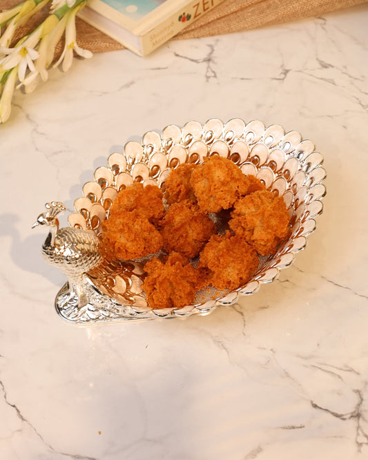 Peacock Tray (White)