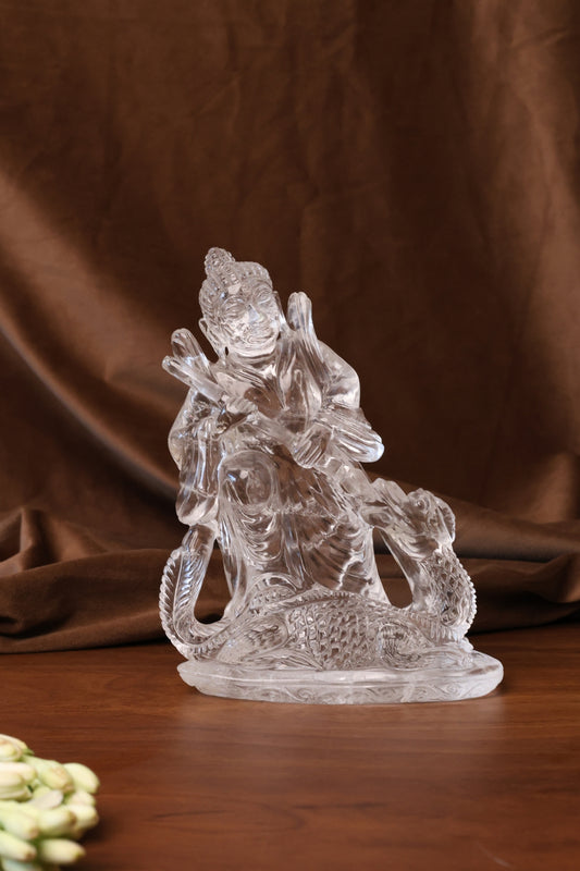 NATURAL CLEAR QUARTZ DRAGON SAVIOUR