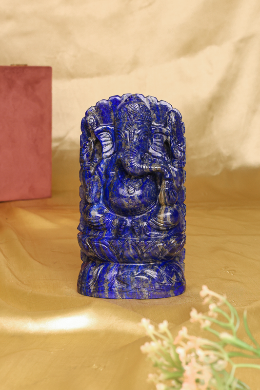 NATURAL LAPIS LAZULI GANESHA
