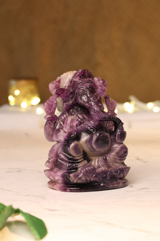 Natural Fluorite Ganesha