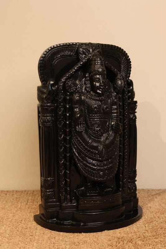 Natural Black Agate Tirupati Balaji