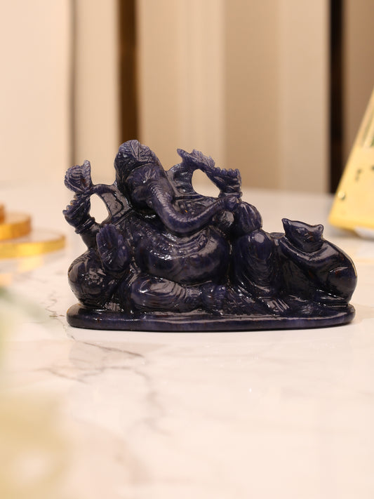 Blue Quartz Ganesha