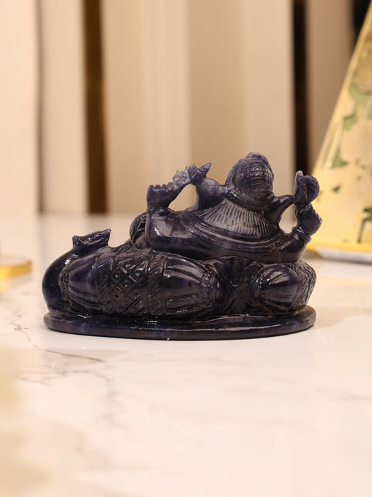 Blue Quartz Ganesha
