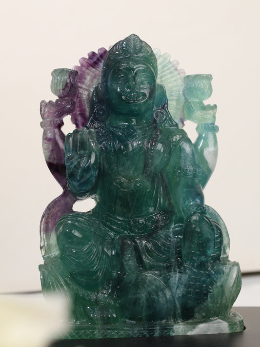 Multi-Fluorite Lakshmi Ji Ganesh Ji Sarasvati Ji