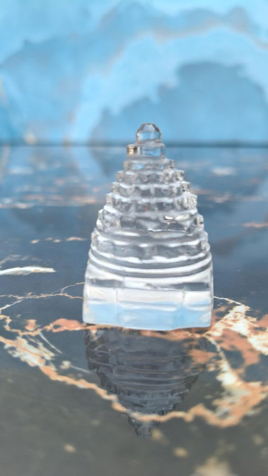 Clear Quartz Shri Yantra
