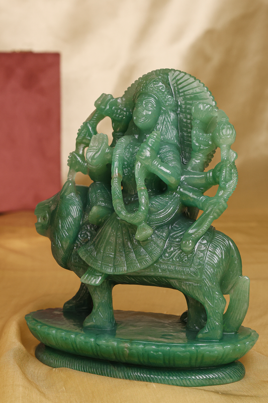 NATURAL GREEN AVENTURINE DURGA MAA