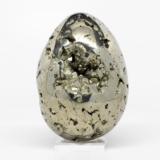 Pyrite Crystal Egg | Wealth & Abundance Money Stone