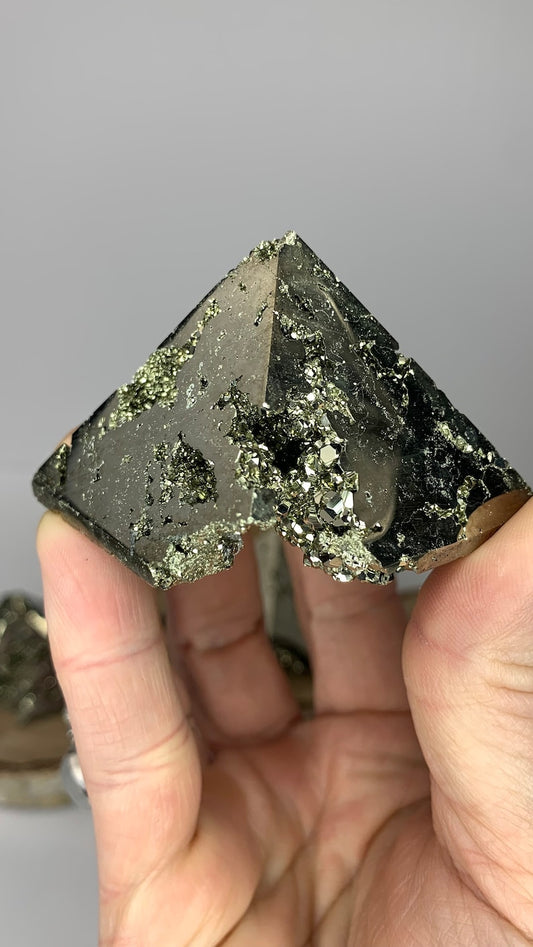 Natural Pyrite Pyramid – Feng Shui Money Magnet Crystal