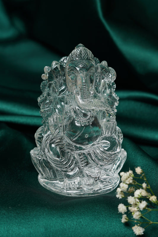 Crystal Ganesh Idol