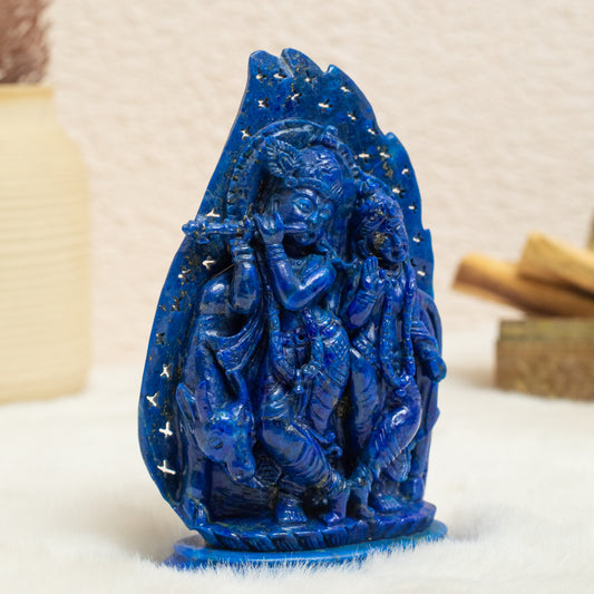 Lapis lazuli ganesh murti
