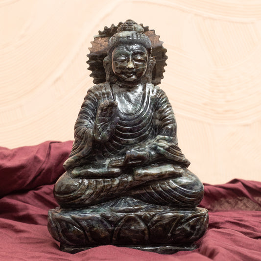Gemstone Buddha Idol