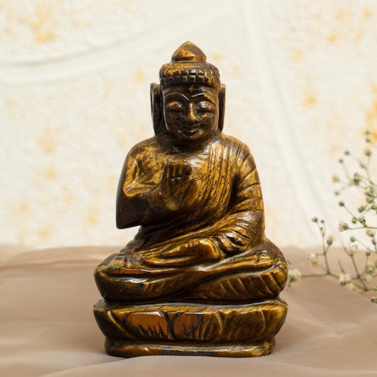 Gemstone Buddha Idol