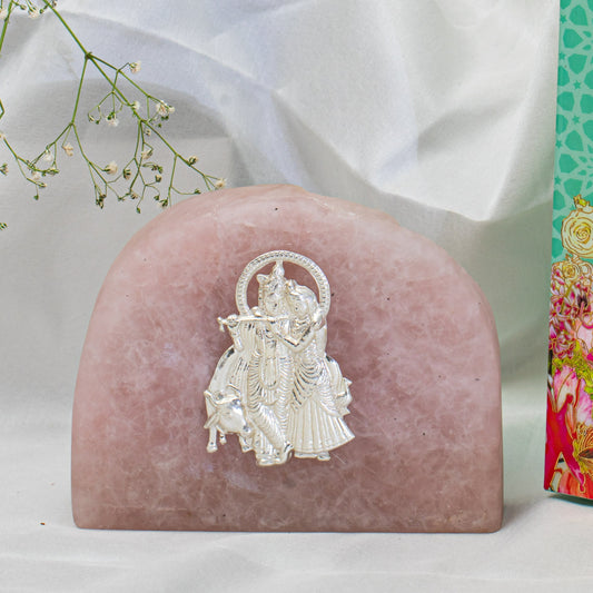 Rose Quartz Base God Idol