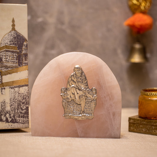 Rose Quartz Base God Idol