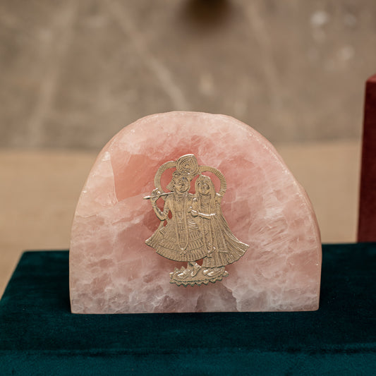 Rose Quartz Base God Idol