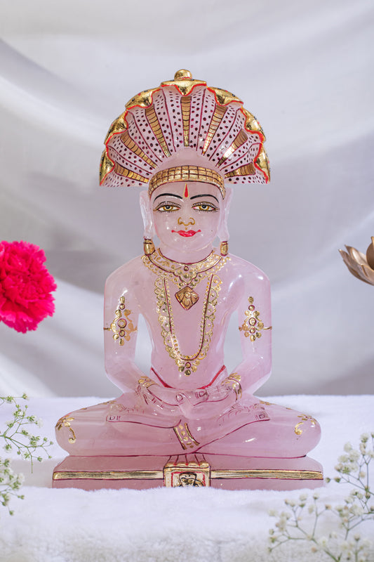 Rose quartz mahaveer