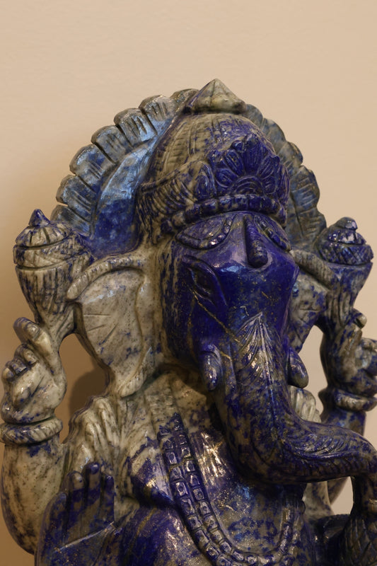 Natural Lapis Lazuli Ganesha