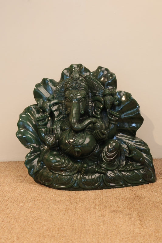 Green Aventurine Ganesha (Columbian Jade)
