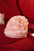 NATURAL ROSE QUARTZ GANESHA