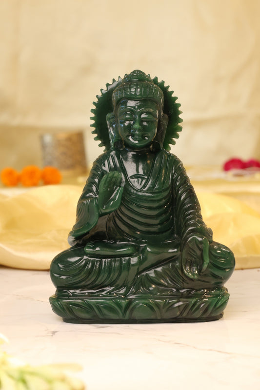 Natural Green Aventurine Buddha (Columbian jade)
