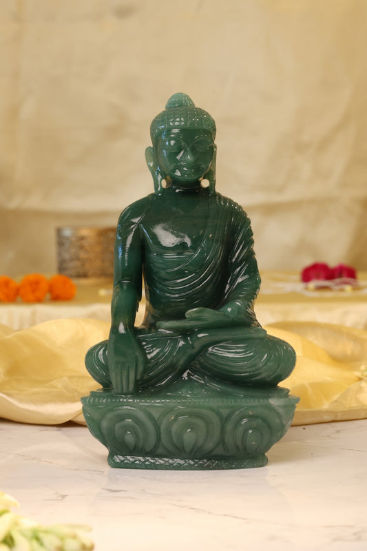 Natural Green Aventurine Buddha
