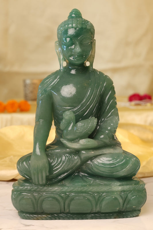 Natural Green Aventurine Buddha