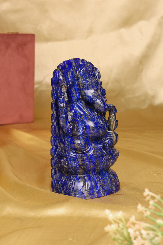 NATURAL LAPIS LAZULI GANESHA