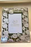 Silver plated Floral Photoframe