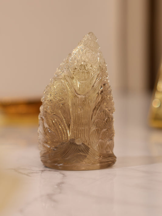 Smoky Quartz Radha Krishna