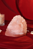 NATURAL ROSE QUARTZ GANESHA