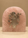 NATURAL ROSE QUARTZ STONE WITH SHRINATH JI