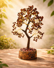 Natural Red Jasper Gemstone Tree