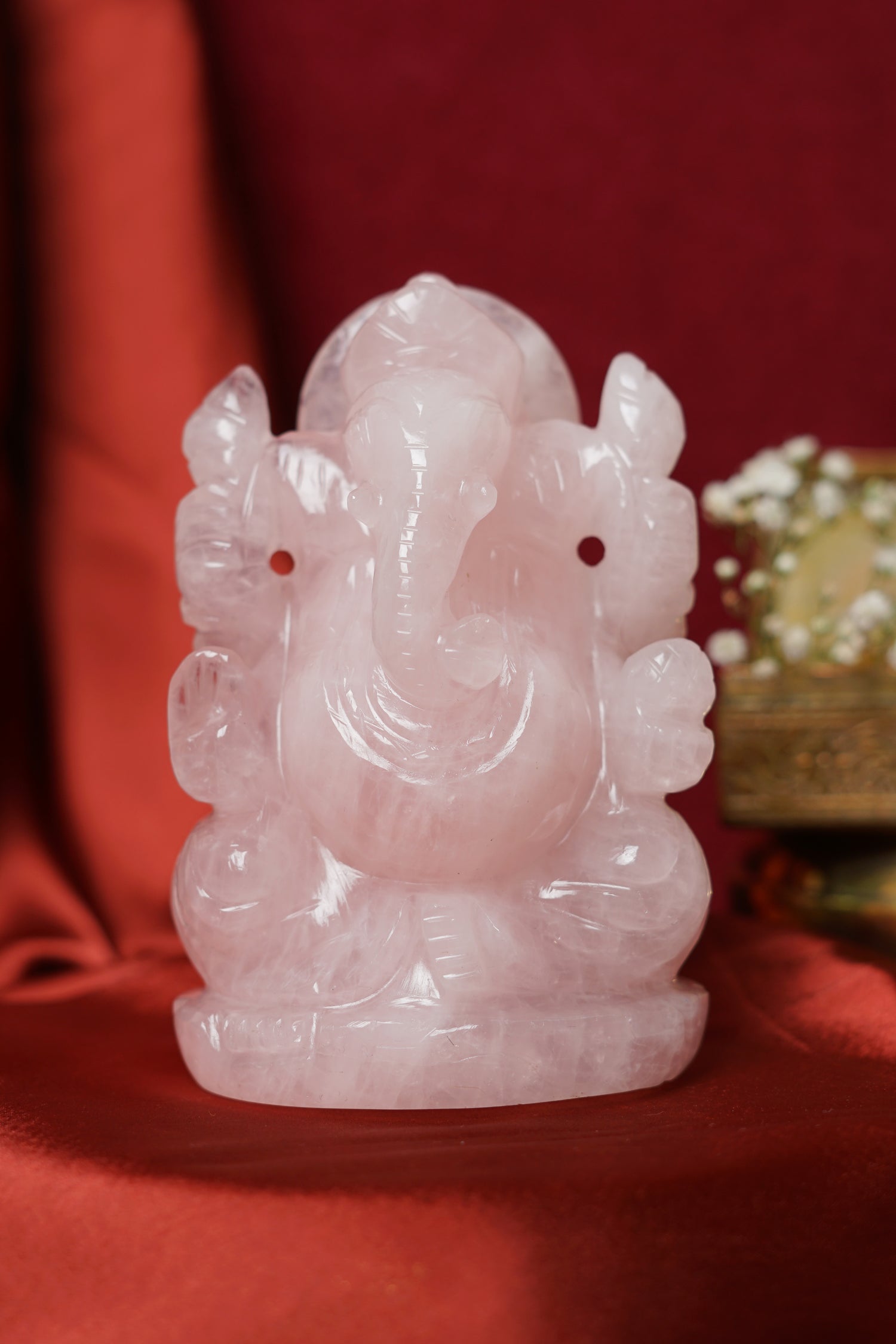 rose quartz buddha