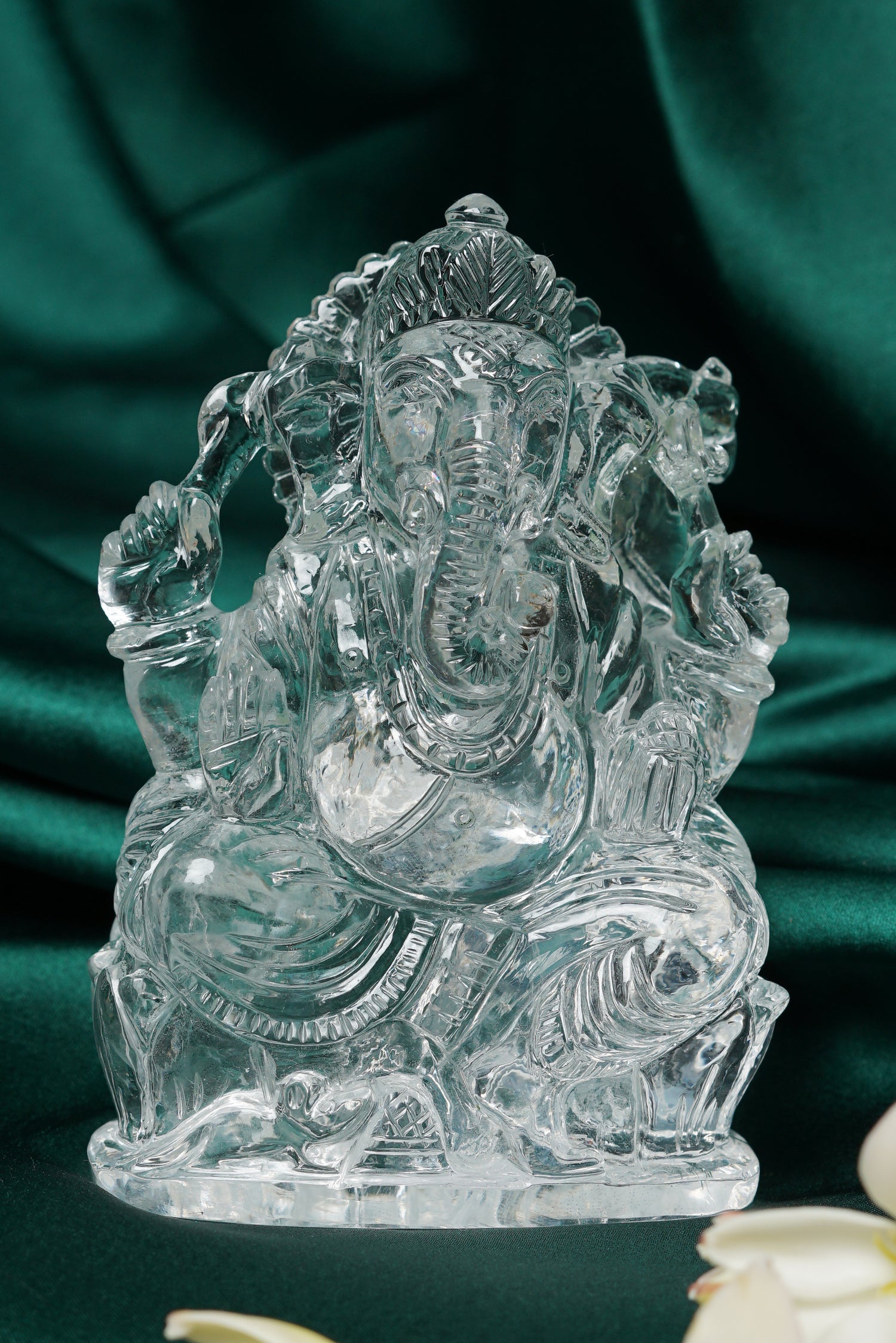 Crystal Ganesh Idol