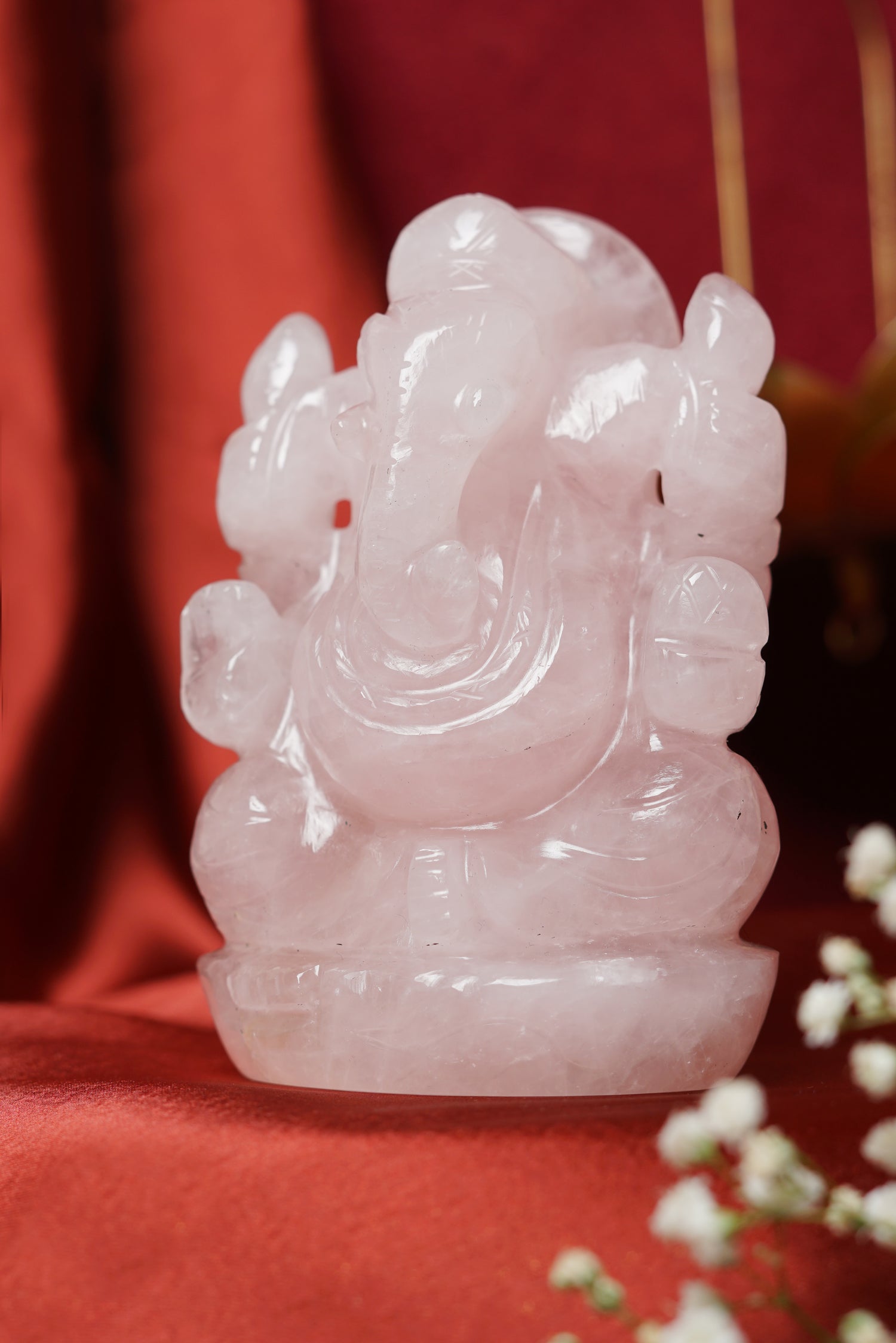 rose quartz buddha