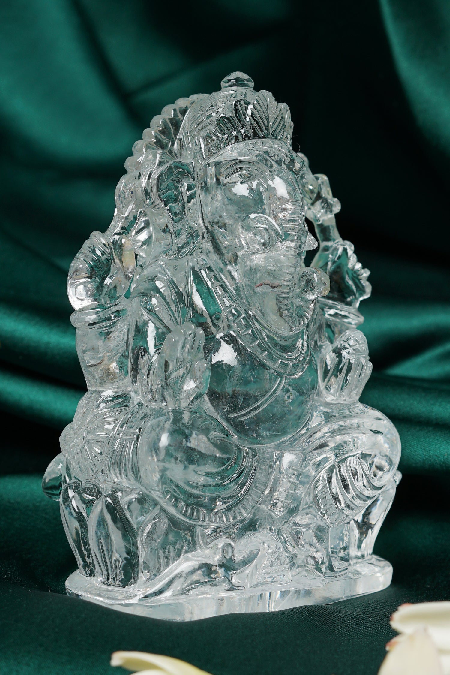 Crystal Ganesh Idol