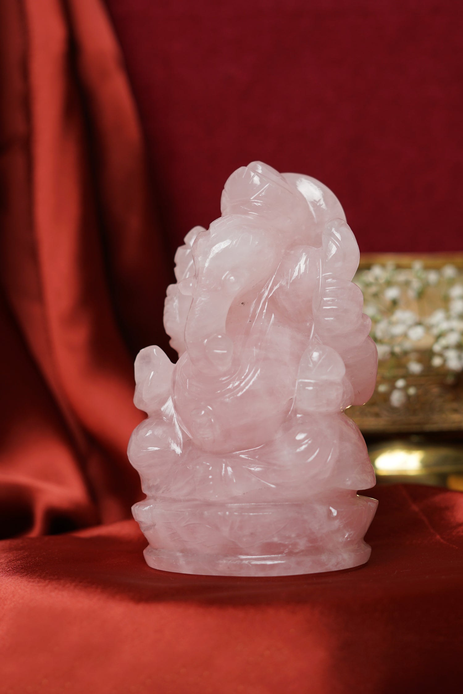 rose quartz buddha