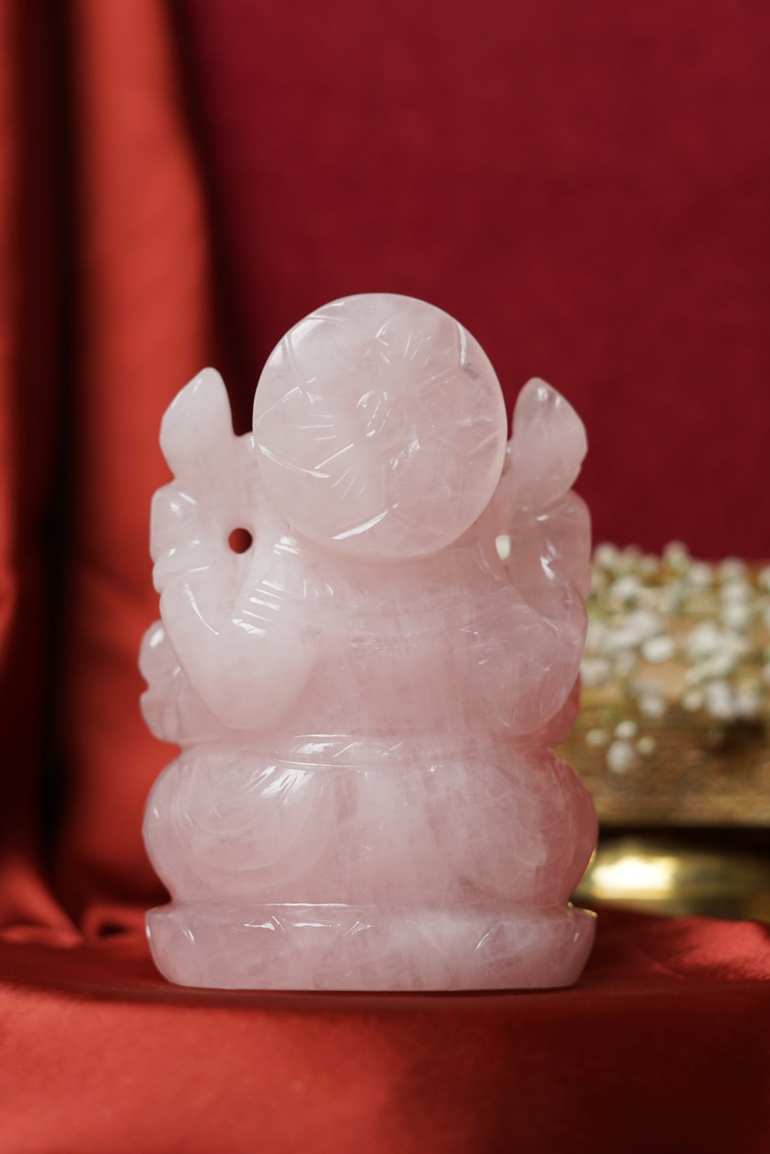 rose quartz buddha