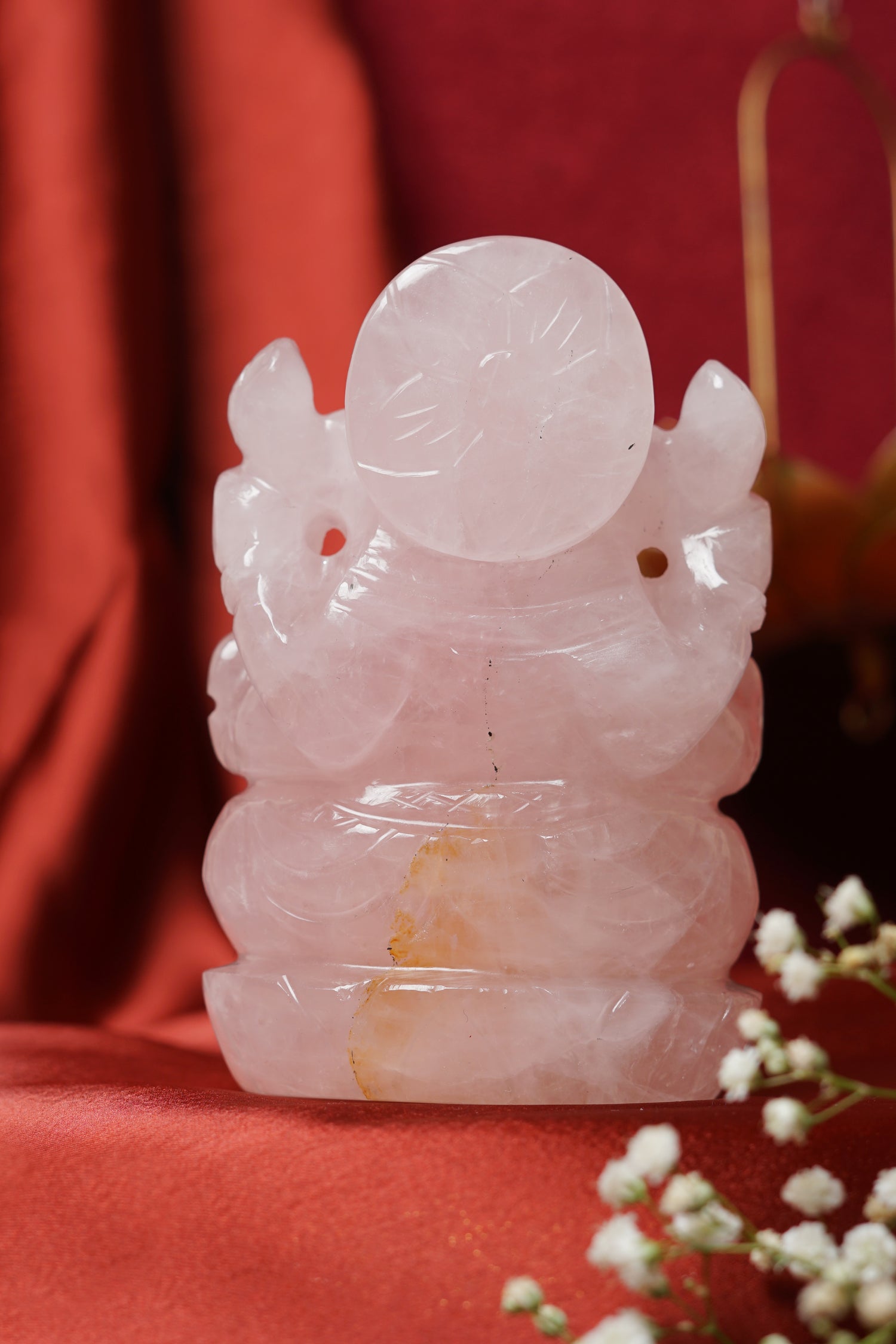 rose quartz buddha