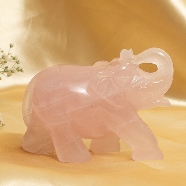Shop Rose Quartz Elephant Online Home Decor Item Gem Anatomy GemAnatomy