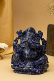 Lapis lazuli ganpati murti