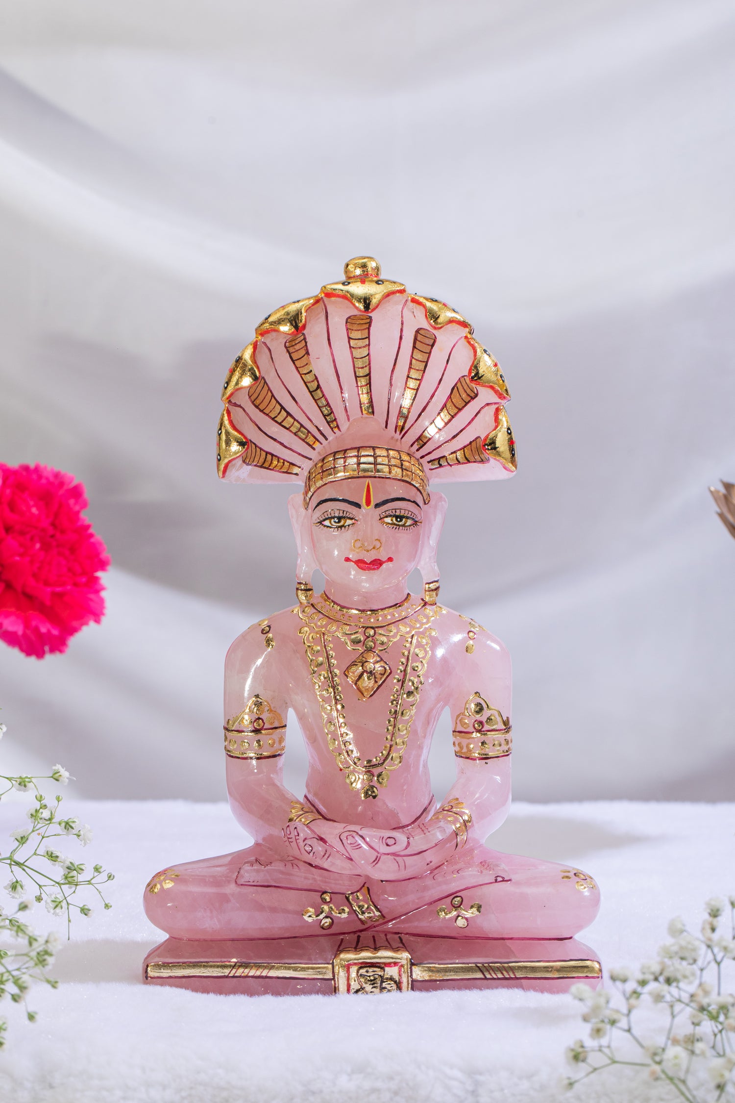 Rose quartz mahaveer