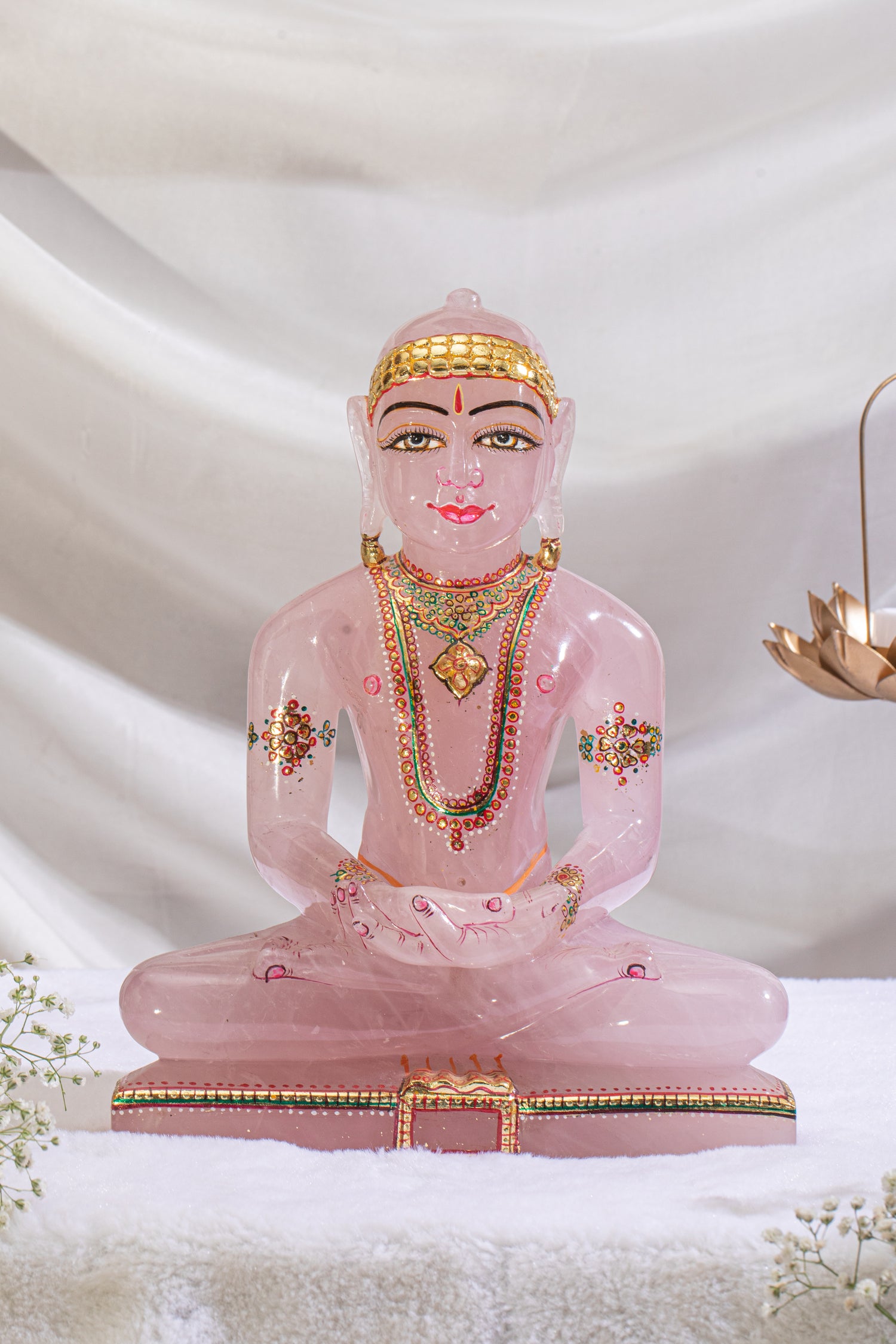 Rose quartz mahaveer