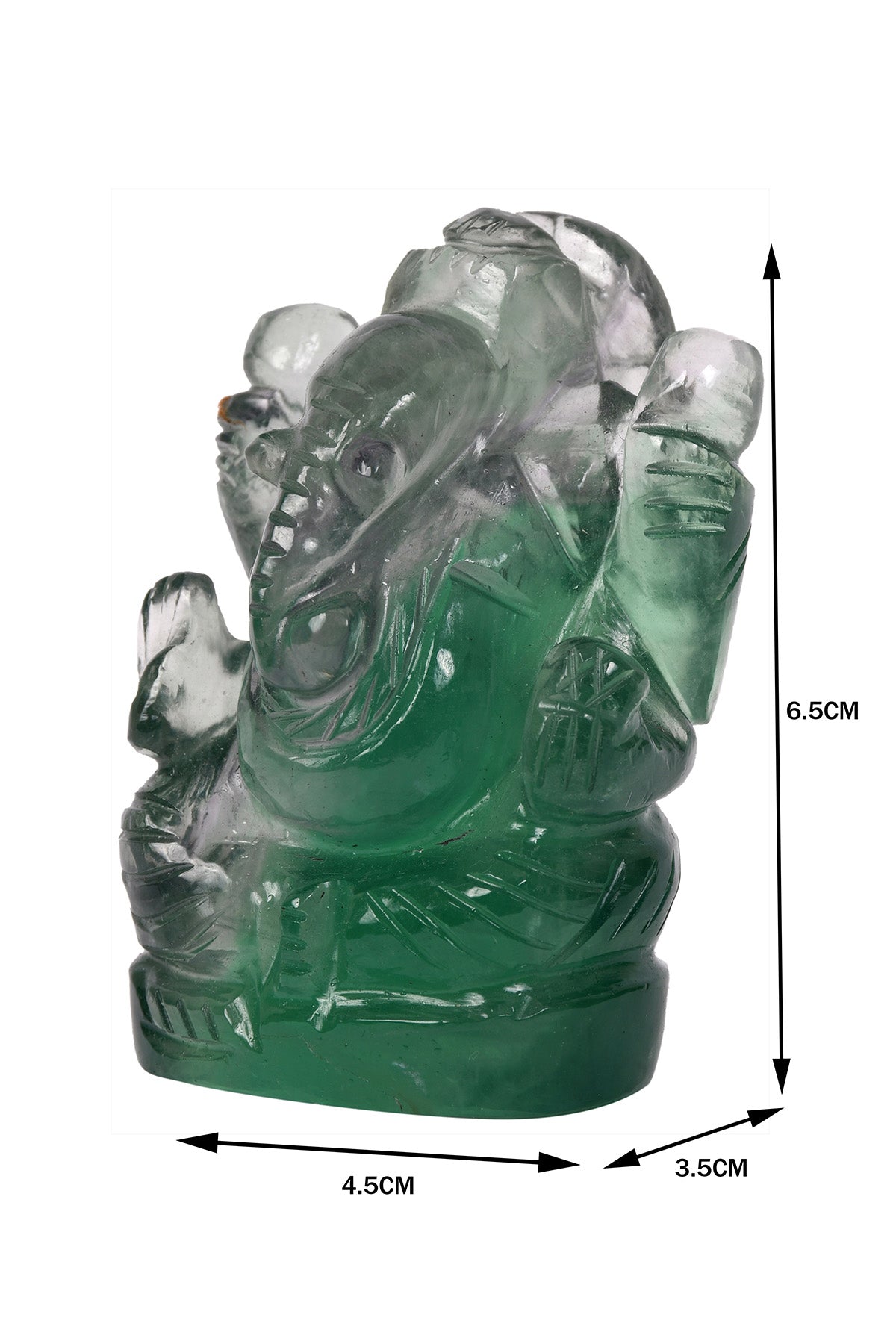 Gemstone Ganesh Idol