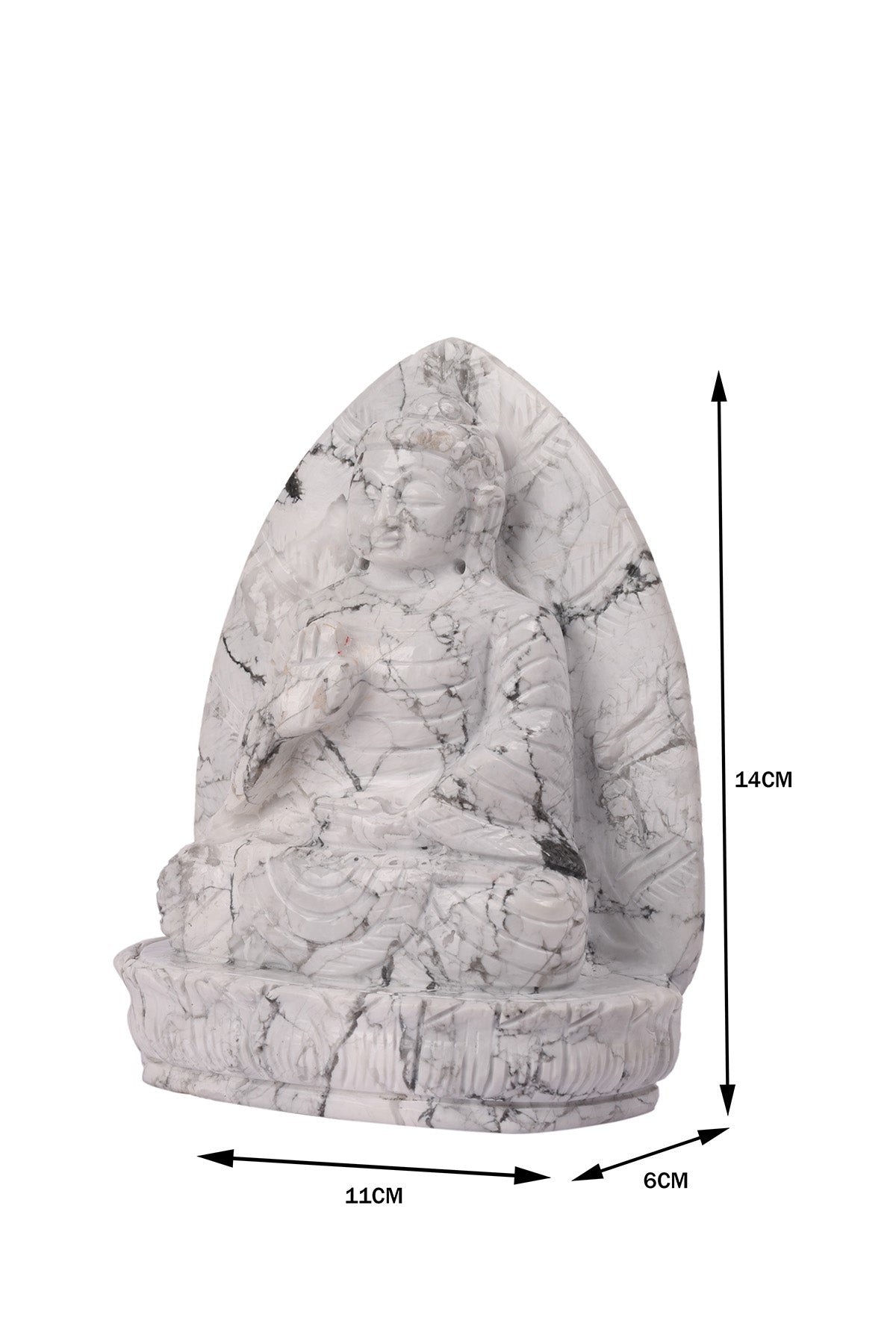 Gemstone Buddha Idol