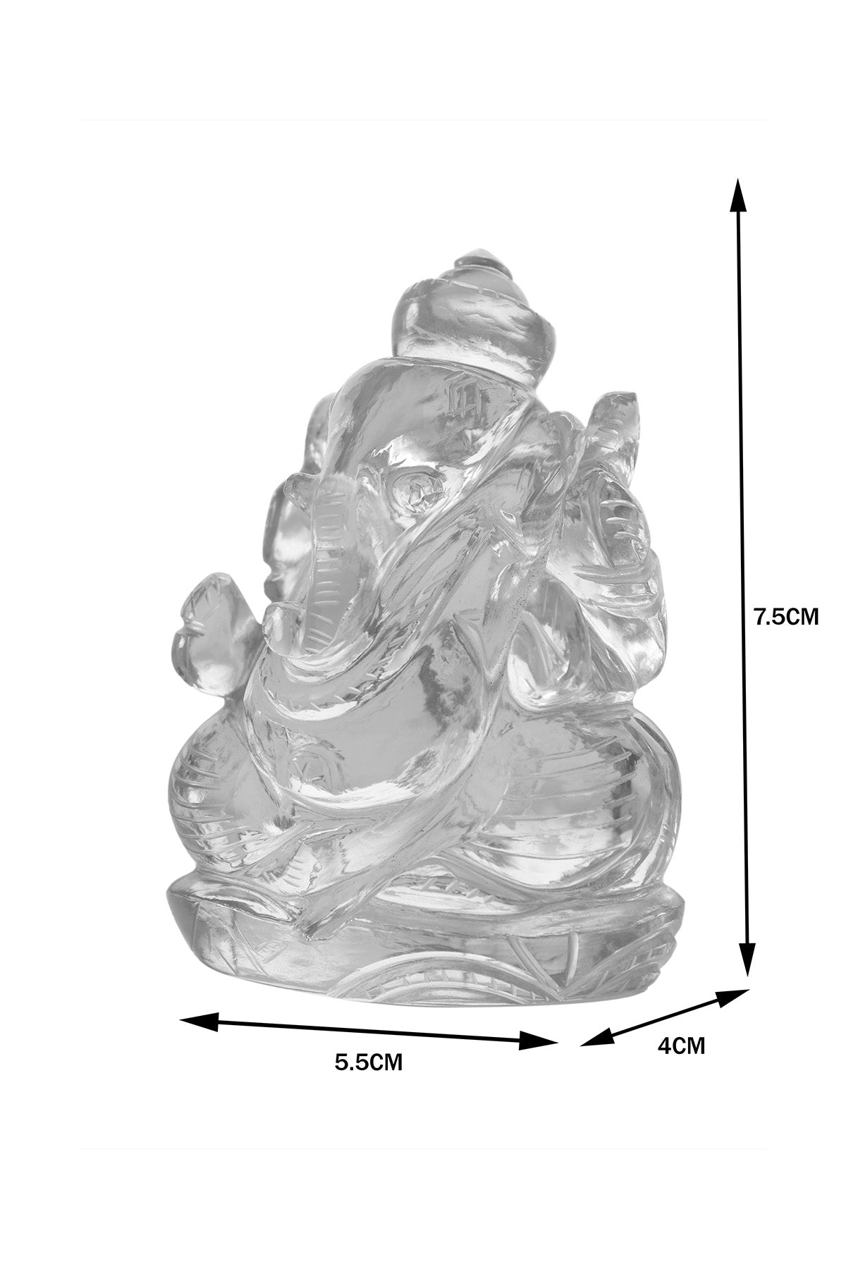 Crystal Ganesh Idol