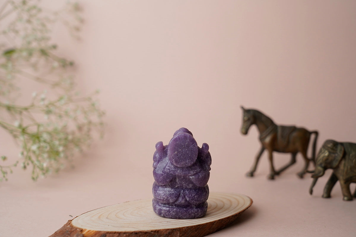 Gemstone Ganesh Idol