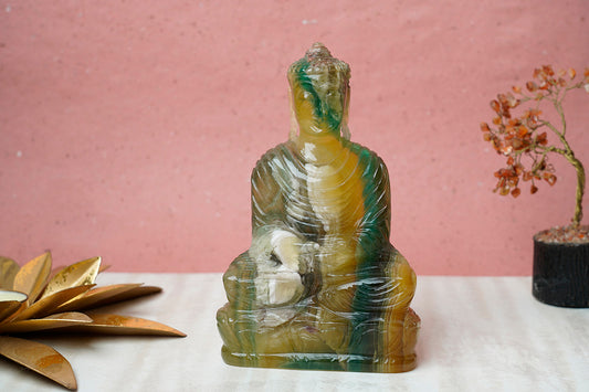 Gemstone Buddha Idol