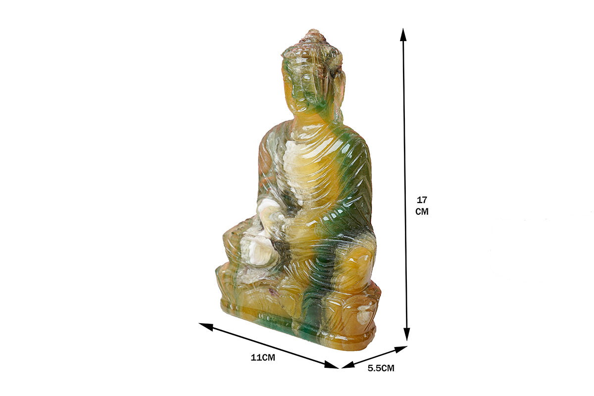 Gemstone Buddha Idol