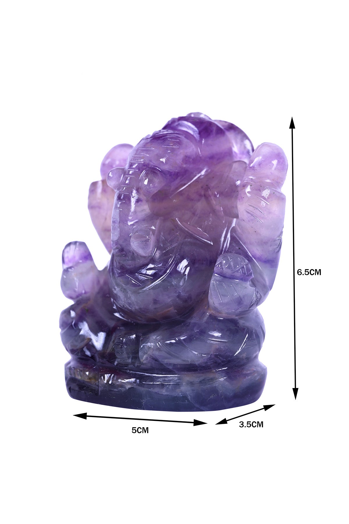 Gemstone Ganesh Idol